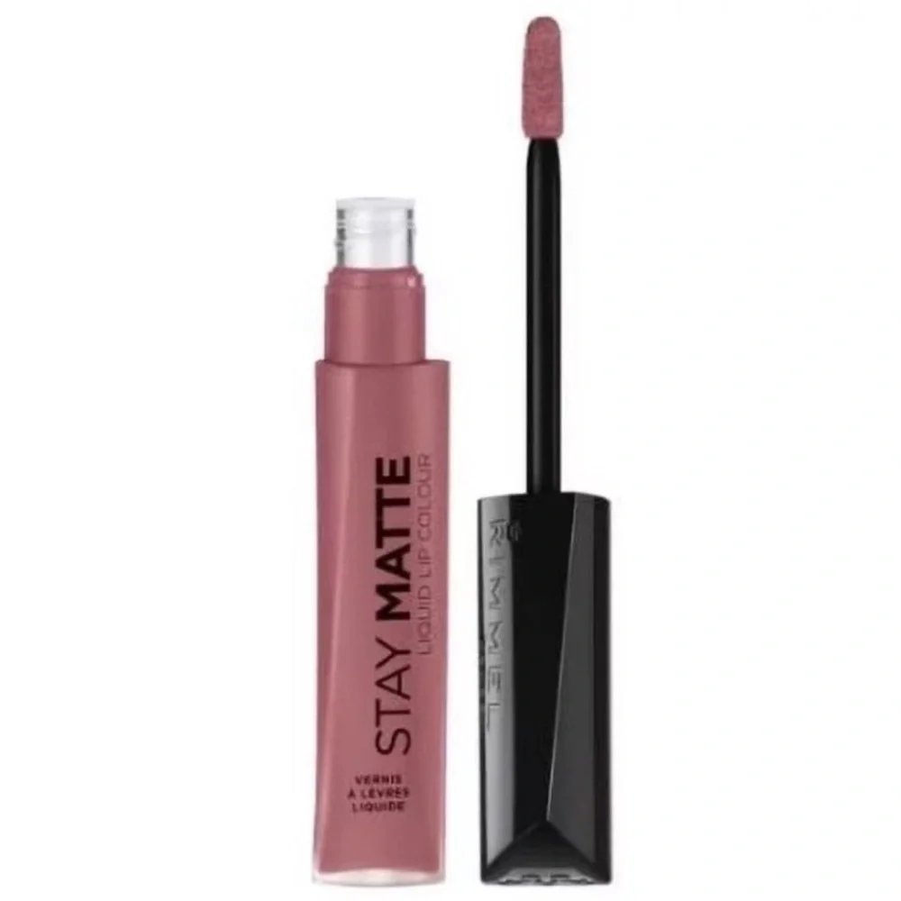 Rimmel London Stay Matte Liquid Lip Colour, (#100 Pink Bliss) (NWT)